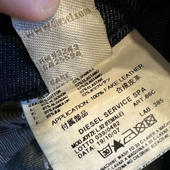 Diesel joyze Jeans size 26 - Picture 5 of 7